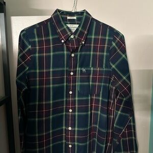 Abercrombie & Fitch Men's Multicolor Plaid Shirt